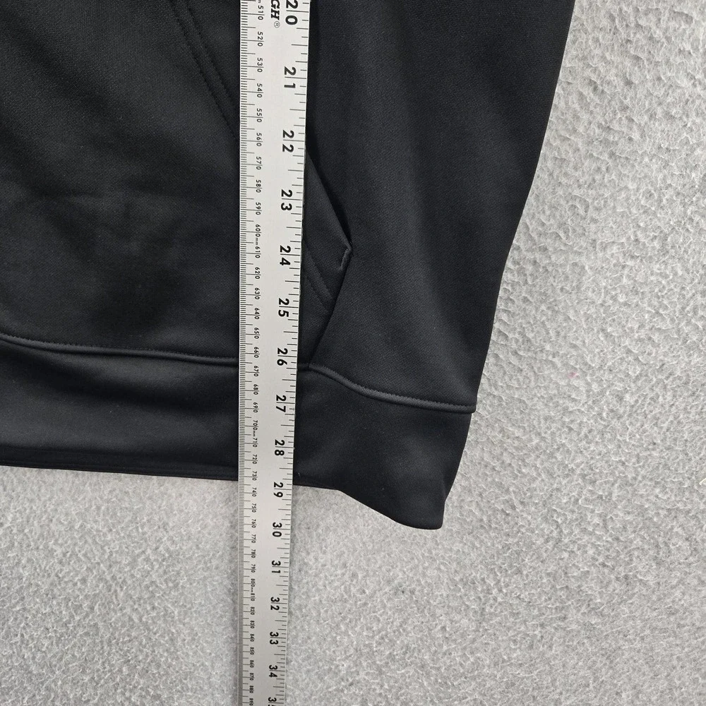 Adidas‎ Men Hoodie L Black Colorblock Fleece CF9226 Activewear Gorpcore Logo